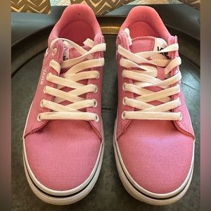 Vans Pink and White Women's Sneakers